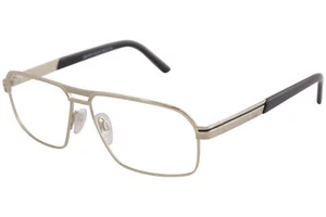 Cazal Men's Eyeglasses 7070 001 Gold Full Rim Titanium Optical Frame 59-mm - Picture 1 of 5