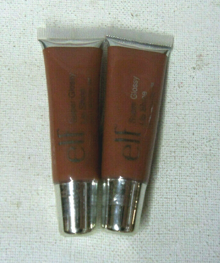 2 tube lot ELF e.l.f SUPER GLOSSY LIP SHINE 2804 ICED LATTE sealed - Image 1 of 4
