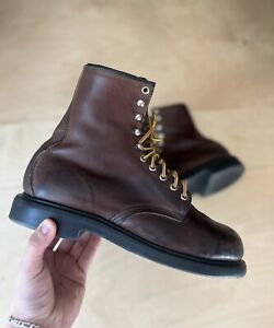 Red Wing Style 2233 Supersole 8” Safety Toe Leather  Boots Size 9 D