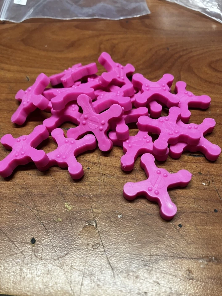 18 BowJax Slip Jax string silencer 1040 pink new 18 pack 19 grain - Image 1 of 1