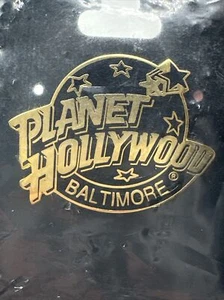 Planet Hollywood Baltimore Pin Brooch Vintage Enamel Gold Tone Stars Souvenir - Picture 1 of 6