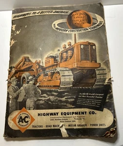 Vintage Allie Chalmers Atlas 1947 Rand McNally, Chicago - Bild 1 von 10