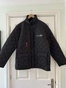 Jaguar Land Rover Padded Quilted Jacket Mens Size Large Black NEW UNWORN - Picture 1 of 11