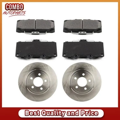 Kit pastillas freno rotores disco delantero para Nissan 300ZX 1989-1996 Foto 1 de 4