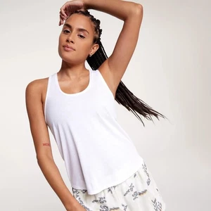 CALIA Women's Twist Back Tank, Medium Pure White - Picture 1 of 5