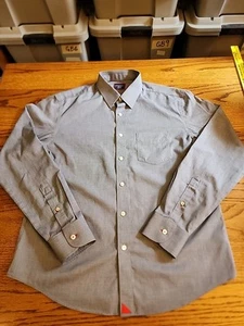 UNTUCKit Men's MEDIUM L/S Blue Button button Down Casual Shirt EUC. GB36 - Picture 1 of 10