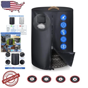 420D Oxford Tire Storage s - UV Protectant, Weatherproof, Universal Fit - Picture 1 of 9