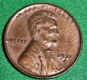 1931-D Lincoln AU Plus Wheat Cent Penny *semi-key date* - Picture 1 of 2