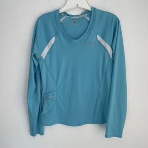 Camisa Brooks Equilibrium Technology para mujer talla mediana azul ropa deportiva para correr - Imagen 1 de 4