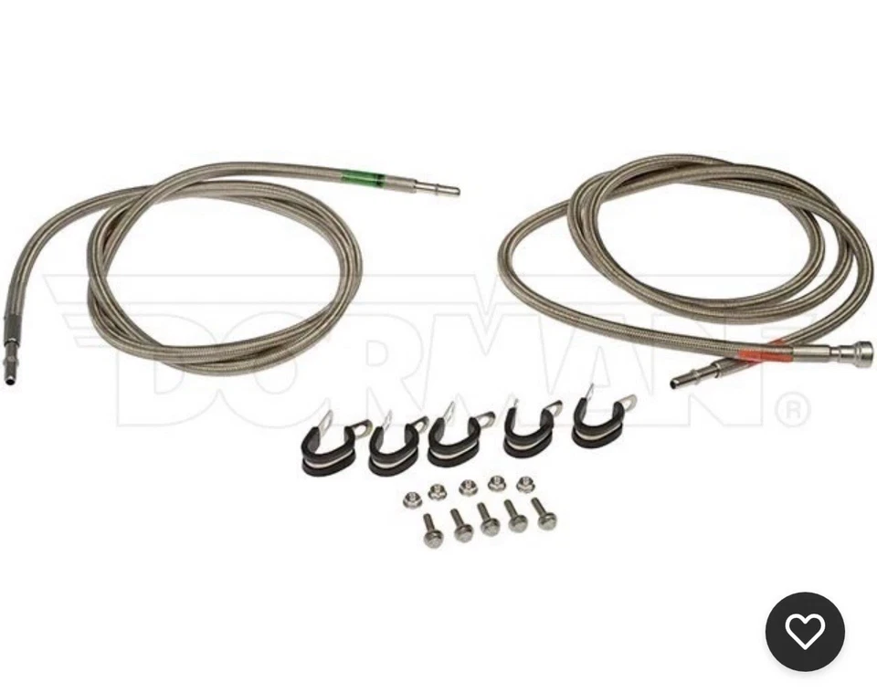 04-2010 6.0 SILVERADO V8 2500 3500 HD 06-10 8.1 LÍNEA DE SUMINISTRO DE COMBUSTIBLE CABINA STD 819-816 Foto 1 de 1