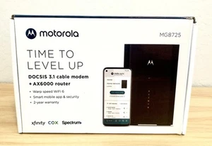 Motorola MG8725 DOCSIS 3.1 Cable Modem + AX6000 Router - Photo 1/8