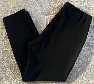 Pantalones para mujer Karen Kane negros hasta el tobillo elásticos moldeadores hechos en EE. UU. L Foto 1 de 4