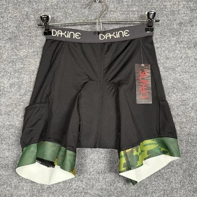 Nuevo Dakine Mujer Talla 26 Comp Forro Motociclista Pantalones Cortos Negro Verde Ropa Activa Foto 1 de 4