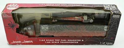Racing Champions Jesse James Top Fuel Dragster	West Coast Choppers 1/64 Scale - Image 1 of 4