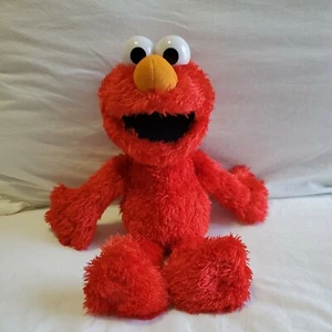 Tickle Me Elmo Sesamstraße rot Plüschtier (Hasbro, 2016) lacht, schüttelt & spricht - Bild 1 von 3