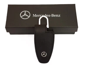 ORIGINAL MERCEDES - BENZ SCHLÜSSEL ETUI SCHWARZ LEDER NEU B66952640 - Bild 1 von 4
