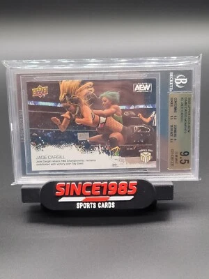 2022 Upper Deck AEW Match Dated Moments Jade Cargill #2 BGS 9.5 WWE TRUE ROOKIE - Image 1 of 2