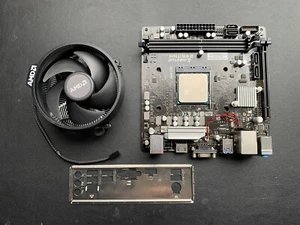 AMD ITX Bundle Biostar B450NH + Athlon 200GE + Boxed-Kühler - Bild 1 von 7