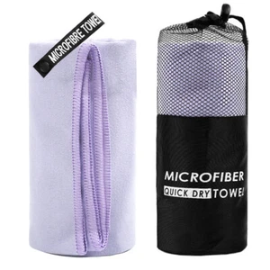 Microfiber Travel Towels  Drying Towel for Camping Beach Gym P6E9 - Picture 1 of 8