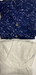 EXPRESS Lot of 2 Pull-Over Shirts (1-S, 1-XS) - Polyester/Cotton Excellent cond - Picture 1 of 8