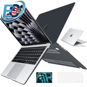 For MacBook Air 15" M4 M3 M2 Matte Hard Case & Keyboard Cover & Screen Protector - Afbeelding 1 van 16