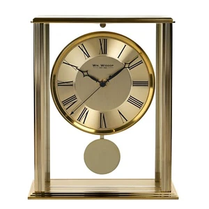Sustancial reloj de cuarzo tono dorado con péndulo de Widdop W2943 - Imagen 1 de 7