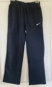 Nike Sweatpants Swoosh Logo Youth Large Pockets Drawstring Cotton Jersey/Fleece - Picture 1 of 10