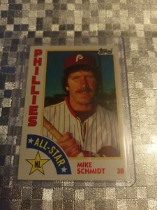 1984 Topps Mike Schmidt Philadelphia Phillies #388 Baseball Card - Picture 1 of 2