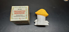 Vintage Avon Enchanted Mushroom Candle Meadow Morn Merry Decor New in Box 7099