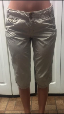 WOMEN'S ESPRIT CAPRI BEIGE SIZE 10 - Изображение 1 из 4