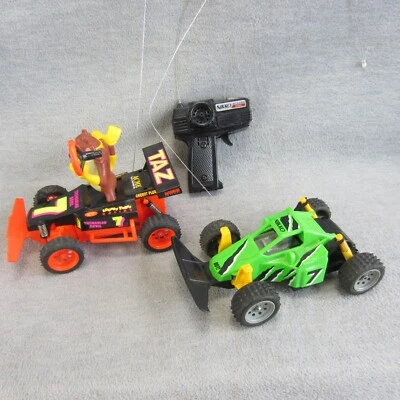 NIKKO Green Radio Control Race Car & TYCO RC Red Tazmanian Car - Image 1 of 4