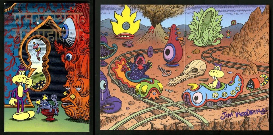 Jim Woodring SIGNED AUTOGRAPHED The Museum of Love and Mystery HC 1st Ed Frank - Image 1 of 3