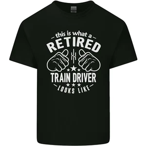 Camiseta torso de algodón A Retired Train Driver se parece a los hombres - Imagen 1 de 102