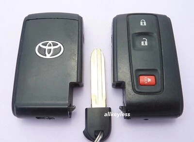 Mando a distancia inteligente sin llave OEM 2004-2009 TOYOTA PRIUS M0ZB31EG PLATEADO + LLAVE NUEVA Foto 1 de 4