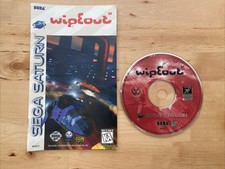 Wipeout (Sega Saturn, 1996) With Manual & Registration card included