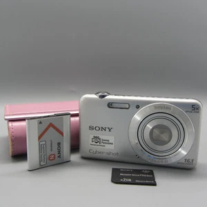 Sony Digital Camera Cybershot DSC-W710 16.1MP Silver Tested - Imagen 1 de 8