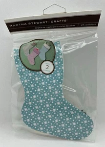 NEW Martha Stewart: Crafts, 3 Pc. Stocking Gift Card Holders Set (2007) - Picture 1 of 3