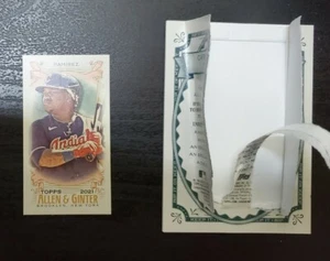 2021 Topps Allen & Ginter Jose Ramirez Mini Rip Exclusive Parallel #379 - Picture 1 of 3