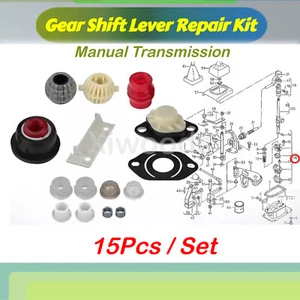 15X For VW Golf MK1 MK2 Manual Transmission Shift Lever Gear Linkage Repair Kit - Picture 1 of 8