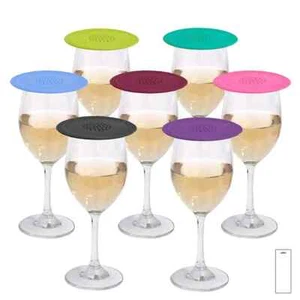 Vino-Vent Wine Cover & Coaster! Wine Glass Lid Keep Bugs Insects out of glass - Picture 1 of 9