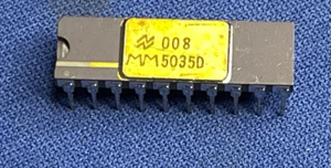 MM5035D NSC MM5035 20 PINES CERÁMICA ORO INMERSIÓN NUEVO VINTAGE ÚLTIMO CANTIDAD-1 - Imagen 1 de 2