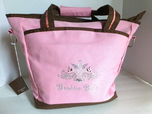 "Bambino Bella" Mamãe/Bebê Ecológica, Elegante Bolsa de Fraldas Rosa, Por Tutta Bella - Imagem 1 de 4