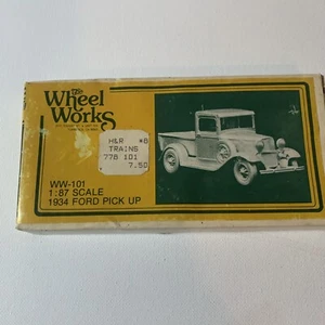 Wheel Works 1934 Ford Panel Delivery Truck 1:87 Scale Diecast Model Car Kit - Picture 1 of 3