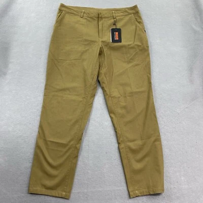 Bass Outdoor Pants Mens Large Antique Bronze Baxter Stretch Twill Chino Hiking - Image 1 of 4