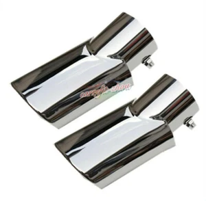 2Pcs Stainless Rear Exhaust Muffler Tip End Pipe Fit For 2024 Lexus TX350 TX550h - Imagen 1 de 10