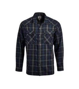 VERTX Canyon Valley Flannel Shirt Large RIVER SHADE PLAID VTX1501 - Picture 1 of 8
