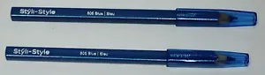 2 Styli-Style Line & Blend Waterproof Eye Liner BLUE #805 - Picture 1 of 2
