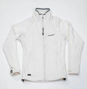Macpac Women size 10 Jacket Full zip 6th Sense White Softshell 19x25 - Picture 1 of 18