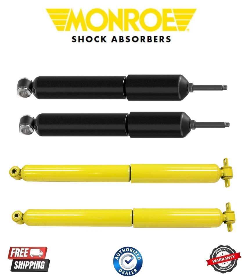 For 2000-2005 Ford Excursion Monroe 4PCS Set Front & Rear Gas-Magnum Shocks - Image 1 of 1