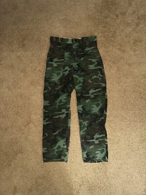 Pantalones cargo de caza camuflados pana bosque marca ideal años 60 talla 34 ejército Foto 1 de 4
